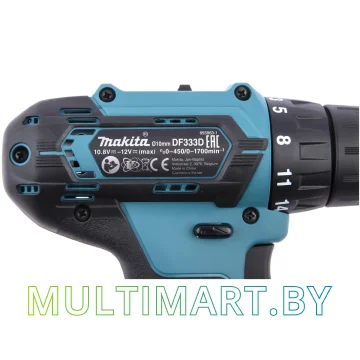 Дрель-шуруповерт Makita DF333DWME (с 2-мя АКБ, кейс) картинка 8